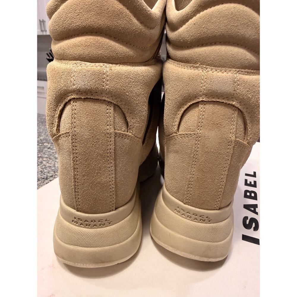 Isabel Marant Suede Balskee Sneakers - Picture 4 of 9